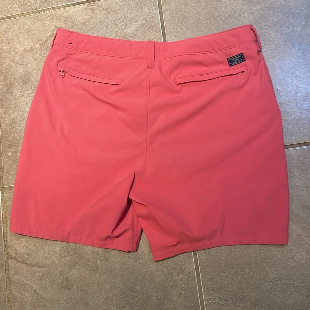 - Abercrombie & Fitch Dri-Fit Casual coral Shorts!  34